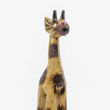 Load image into Gallery viewer, Carved Giraffes Set Wood Hand Crafted Statue Figurine Gift (Set of 3)