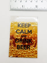 Load image into Gallery viewer, KEEP CLAM Drink Beer poster Design Magnet Fridge Collection Refrigerator Magnets