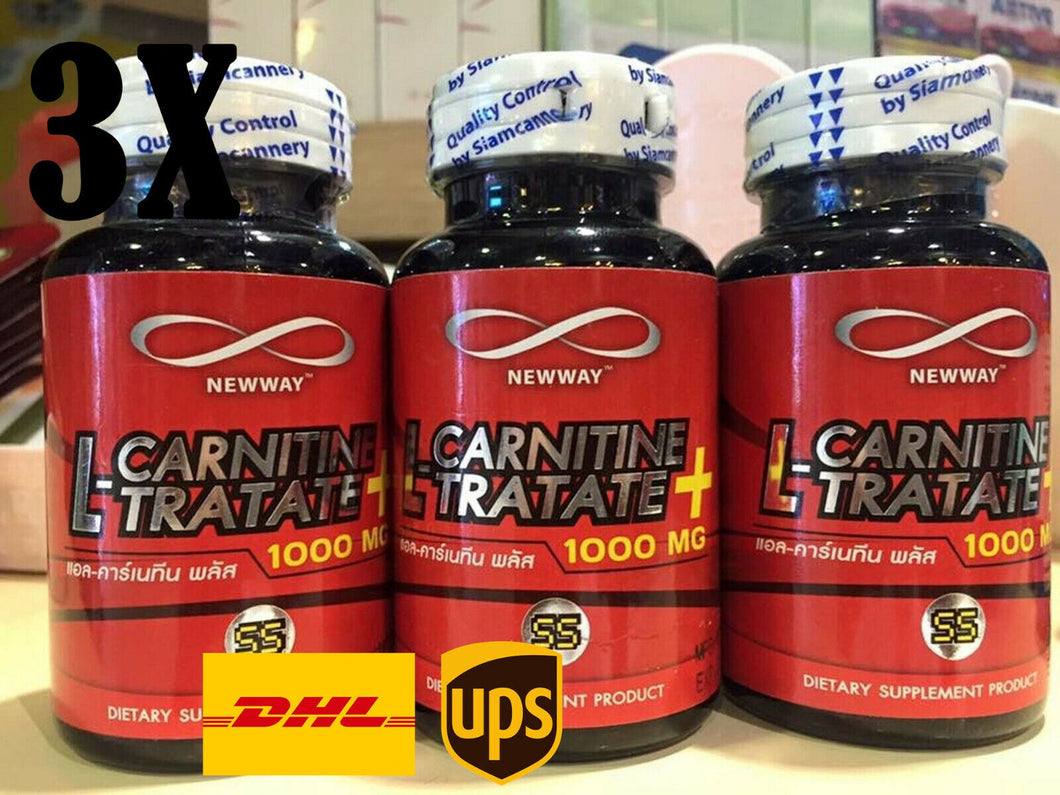 3 NEWWAY L-Carnitine Plus Dietary Supplements fat burner Slimming Weight health