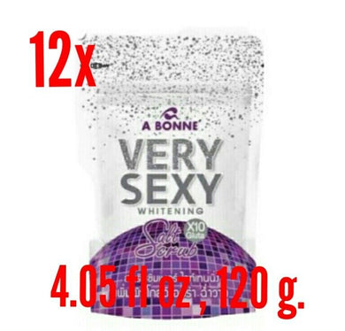 12x Whitening Shimmer Salt Body Scrub Reduce Blood Spots Vitamin B3 Glutathione
