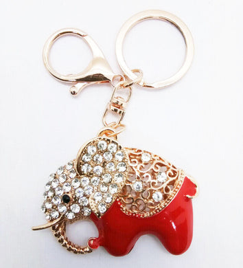 Elephant Keyring Adorn Beauty Charm cute keychain animal lover Thailand Ver.3