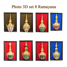 Load image into Gallery viewer, Ramayana 8 Frame Photo Portrait Decorations Photo Frame 3D Handmade wall hanging