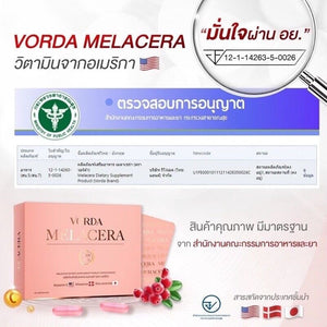5x Vorda Melacera Supplement Reduce Wrinkles Blemishes Freckles Skin Nutramin C