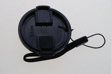 Load image into Gallery viewer, White Hand Front Lens Cap 58mm. Cover Nikon Canon Pentax Sony Lumix Design