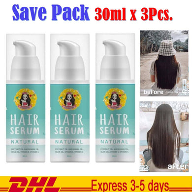 3x FAIRPAI HAIR SERUM Treatment Reduce Damaged Dry Hair Nourishing Split End