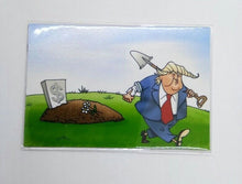 Load image into Gallery viewer, TRUMP USA FUNNY JOKE VER.16 pic Design Vintage Poster Magnet Fridge Collectible