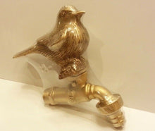 Load image into Gallery viewer, Brass Garden Tap Faucet Bird Spigot Antique Vintage Water HomeDecor Yard Outdoor