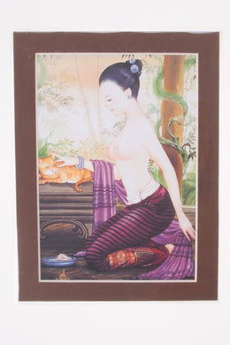 Classic Women Beauty Anteque Literature Ver.7 Arts Wall Home Decor Picture Frame