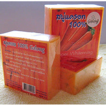 Load image into Gallery viewer, GALONG Soap ORANGE CARROT THAI HERBAL natural ingredient