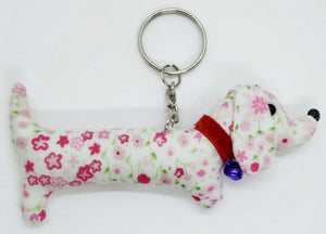 Fabric Doll Dog Cute Keyring Animal Lover Pattern Scotch Sewing Charm
