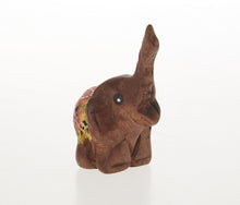 Load image into Gallery viewer, Elephant Mom &amp; Baby Ver.1 Wood Carved Doll Figurine Animal Collectibles Decor