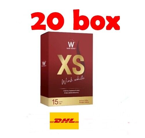 20 BOX WINK WHITE XS Dietary Supplement Weight Control Morosil S burn fat fast
