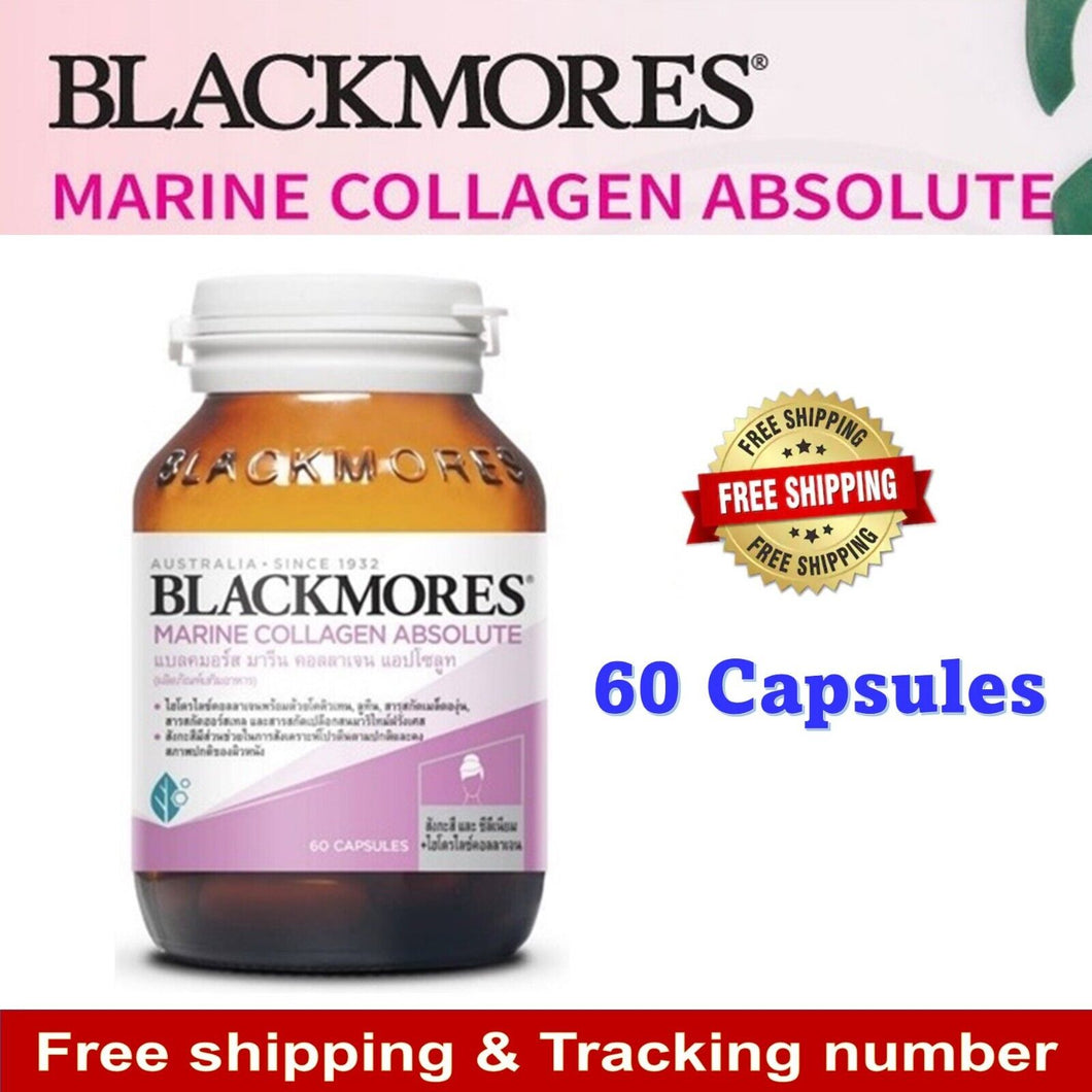 Blackmores Marine Q10 Nutrient Collagen Plus French Maritime Pine Bark (60 Caps)