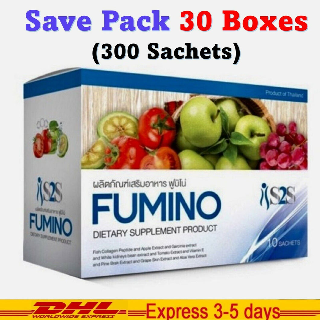 30x S2S Fumino Natural Collagen Detox Apple And Garcinia Fiber