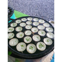 Load image into Gallery viewer, Kanom Krok Cast Iron Mold Pan Thai Desserts Maker Coconut Milk Cake Local 28Hole