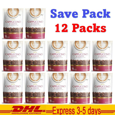 12x Be Easy B Coffee Cappuccino Instant Detox Diet Weight Loss Slimming 70 Kcal
