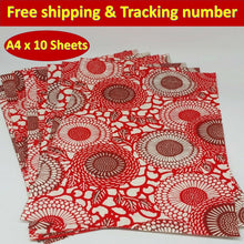 Load image into Gallery viewer, Handmade Mulberry Paper Sheets Natural Card Art Craft Screen Pattern Print