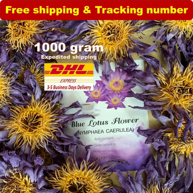 BLUE LOTUS DRIED Whole Flower Tea Organic Nymphaea Caerulea Herbal Tea 1000g