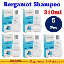 Load image into Gallery viewer, 5x New Bergamot Extra for Dry Damaged Hair Loss Delicate Shampoo Treatment 310ml