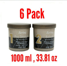 Load image into Gallery viewer, 6 Pack Striaght Hair Rebonding and Relock Neutralizer Cream Silky Hair 1000ml