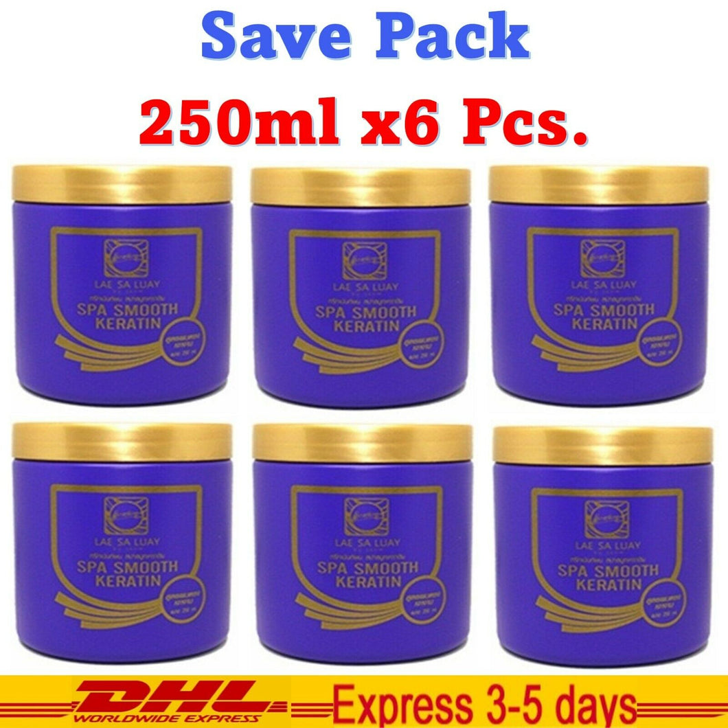 6x LAE SA LUAY Treatment shiny straight hair has weight restores damaged hair