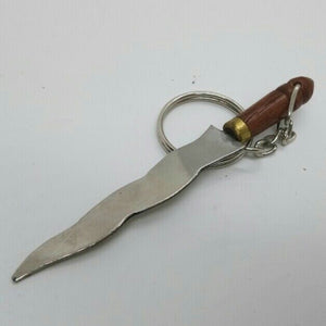 KNIFE Wood Handle Ver.5 Handmade Portable Keyring Charm Keyring Cute Souvenir