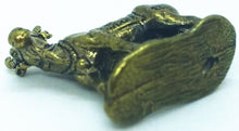 Load image into Gallery viewer, Cow Miniature Lucky Brass Amulet Talisman Love Charm Magic Thai Pendant