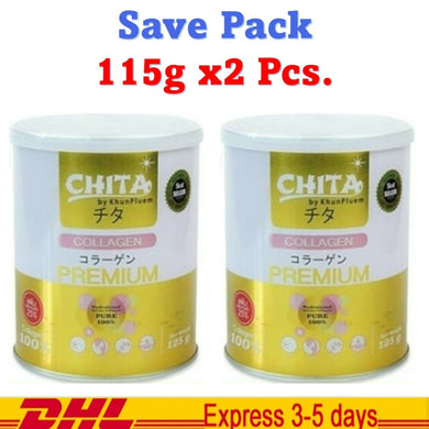 2x Chita Collagen Premium For Skin Hair Nails Supplement 180,000mg Calcium 115g