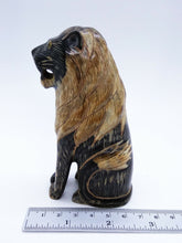 Load image into Gallery viewer, Lion Buffalo Horn Carved Collectibles Craft Collection Unique Carvings gift