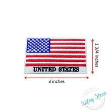 Load image into Gallery viewer, National Flag USA Emblem Iron Patch Embroidery Backpack Country All World