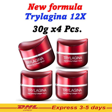 4x TRYLAGINA Ultimate Collagen Serum 12 in 1 Moisturizing Aura Skin Anti-Wrinkle