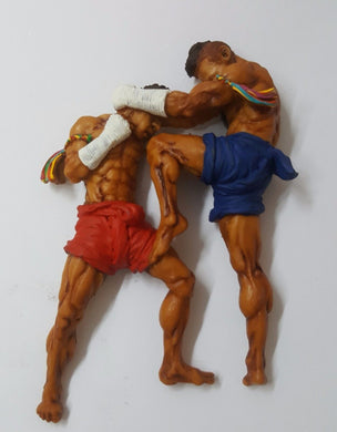 Muay Thai Boxing belt rope Hug-Cor A-Ra-Van resin Magnet Hand Painted