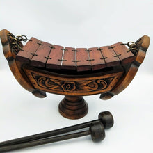 Load image into Gallery viewer, Xylophone Teak Wooden Musical Instruments Traditional Thai wood 8 Bar 23cm 8 Bar