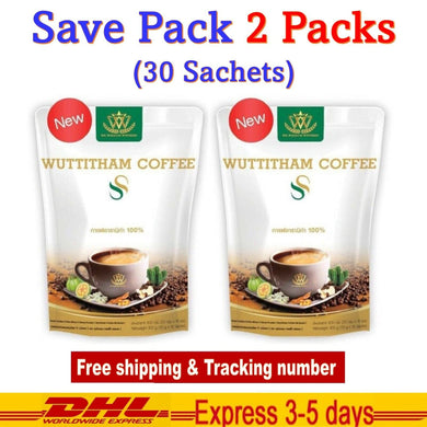 2x Wuttitham Instant Coffee 32In1 Health Weight Control Weight Management Slim