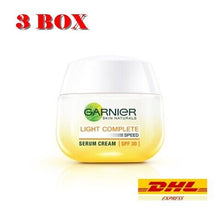 Load image into Gallery viewer, 3X Garnier Light Complete Whitening Serum DayCream Dark Spots removerSPF30 PA+++