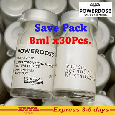 30x Pcs L'Oreal Power Dose Lipidium Oils Treatment Serum Damaged Hair 8ml