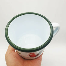 Load image into Gallery viewer, Rare Chicken Enamelware Enamel Mug Cup Bowl Camping Animal Pet Two Pieces Set