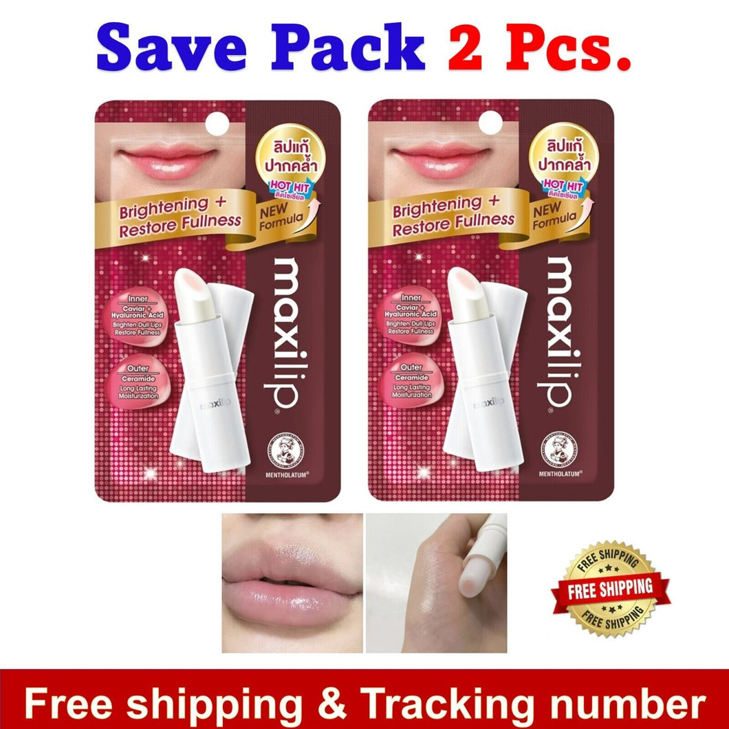 2x Mentholatum Maxilip Caviar Hyaluronic Lip Balm Restore Young 3.8g