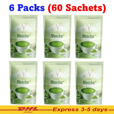 6 X N Ne Matcha Green Tea Instant Powder Drink Mix Weight Control 10 Sachets