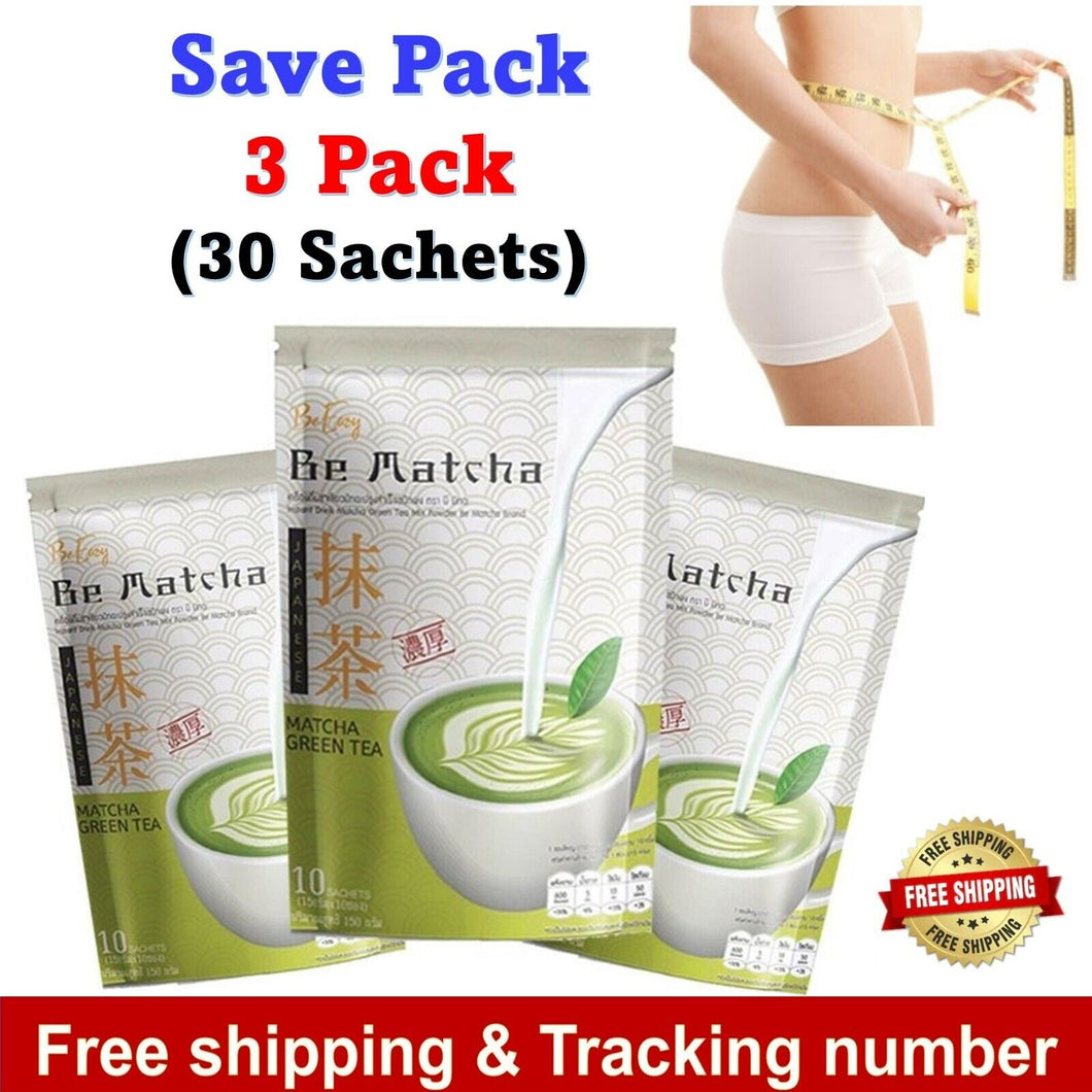 3x Be Easy Be Matcha GREEN TEA Diet Weight Control Nourish Skin