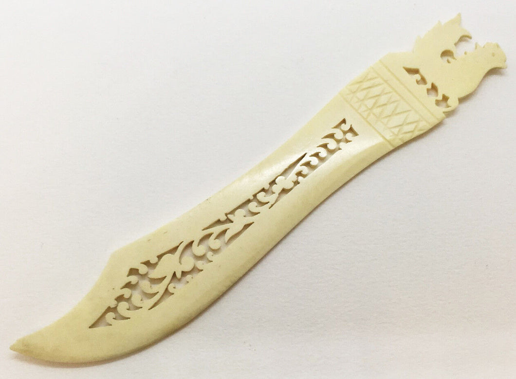 Chicken Letter Opener Animals Horn Craft Handmade Accessory Collectibles