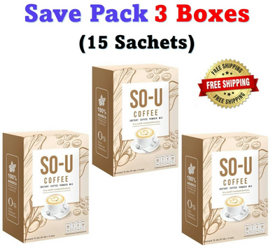 3x SO U Coffee Speed Up Metabolism Help With Excretion Weight Loss Burn Halal