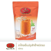 Load image into Gallery viewer, Cha TraMue Brand 3 in1 Instant Thai Milk Tea Powder Pack 500g Individual Serving