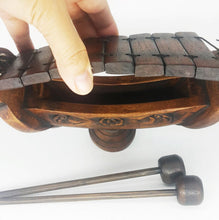 Load image into Gallery viewer, Xylophone Teak Wooden Musical Instruments Traditional Thai wood 8 Bar 23cm 8 Bar