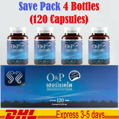 4x HERRMETTO PLUS Hair Vitamins Hair Fix Grow Hair Loss Strong Root Hair For Men