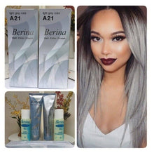 Load image into Gallery viewer, 10x Light Grey Silver Permanent Hair Dye Color Cream of nature Punk Style 60 ml