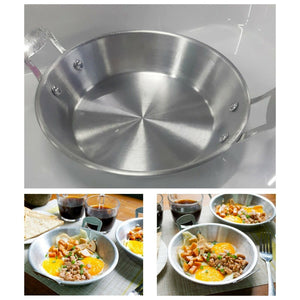 3x Thai Traditional Mini Kata Small Pan Cooking Omlette Egg "Kai Ka Ta" 7 Inches