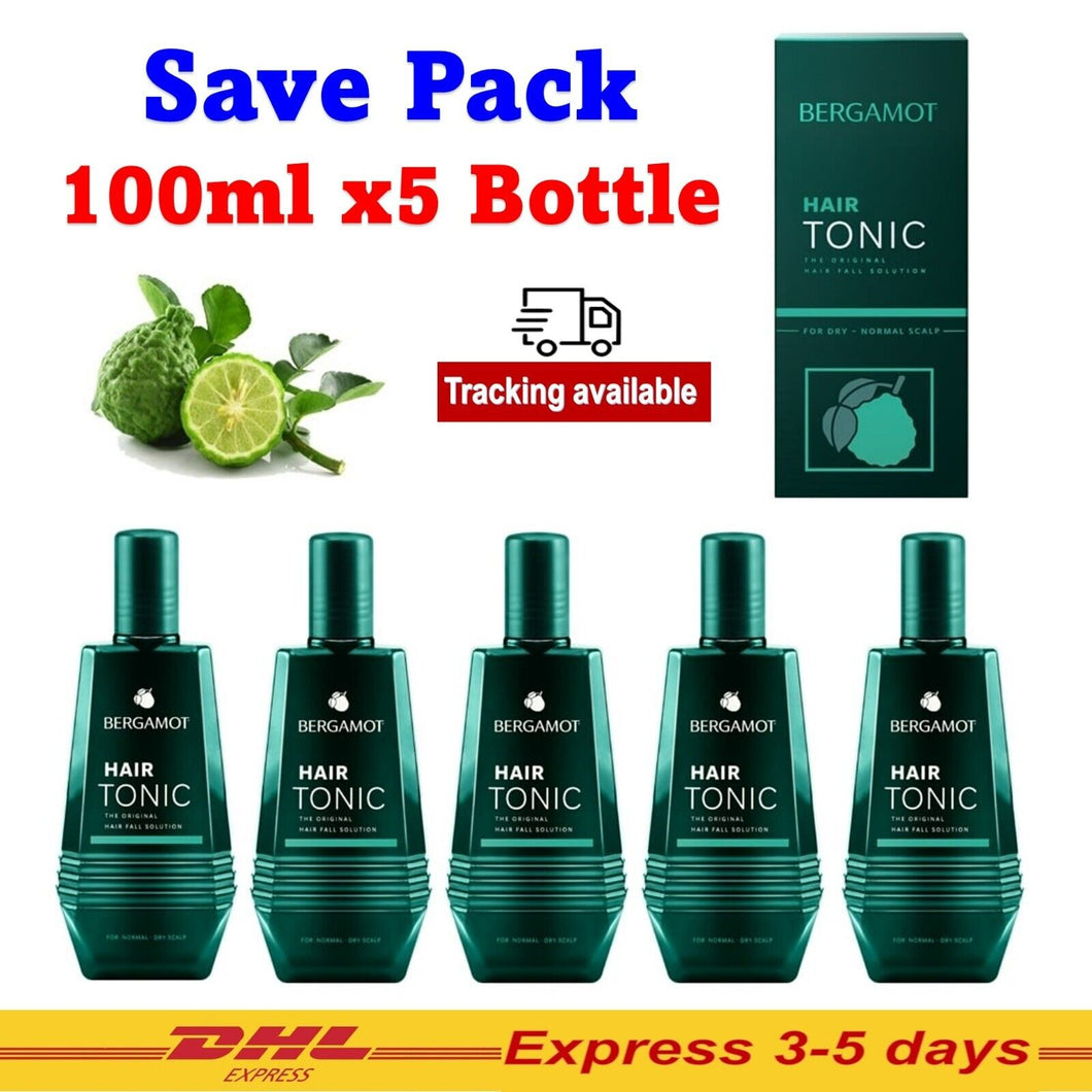 5 Bergamot Tonic Extra Thinning Hair Loss Fall Growth Balding Treatment Lotion