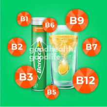 Load image into Gallery viewer, 4x Berocca Performance Tube of 15 Effervescent Tablets Orange Flavor