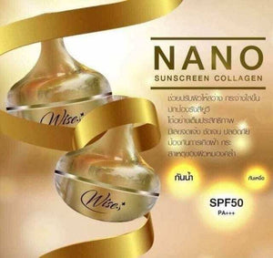 WISE Nano Collagen SPF50 PA+++ Long Lasting Waterproof Smooth BB Acid Free NEW